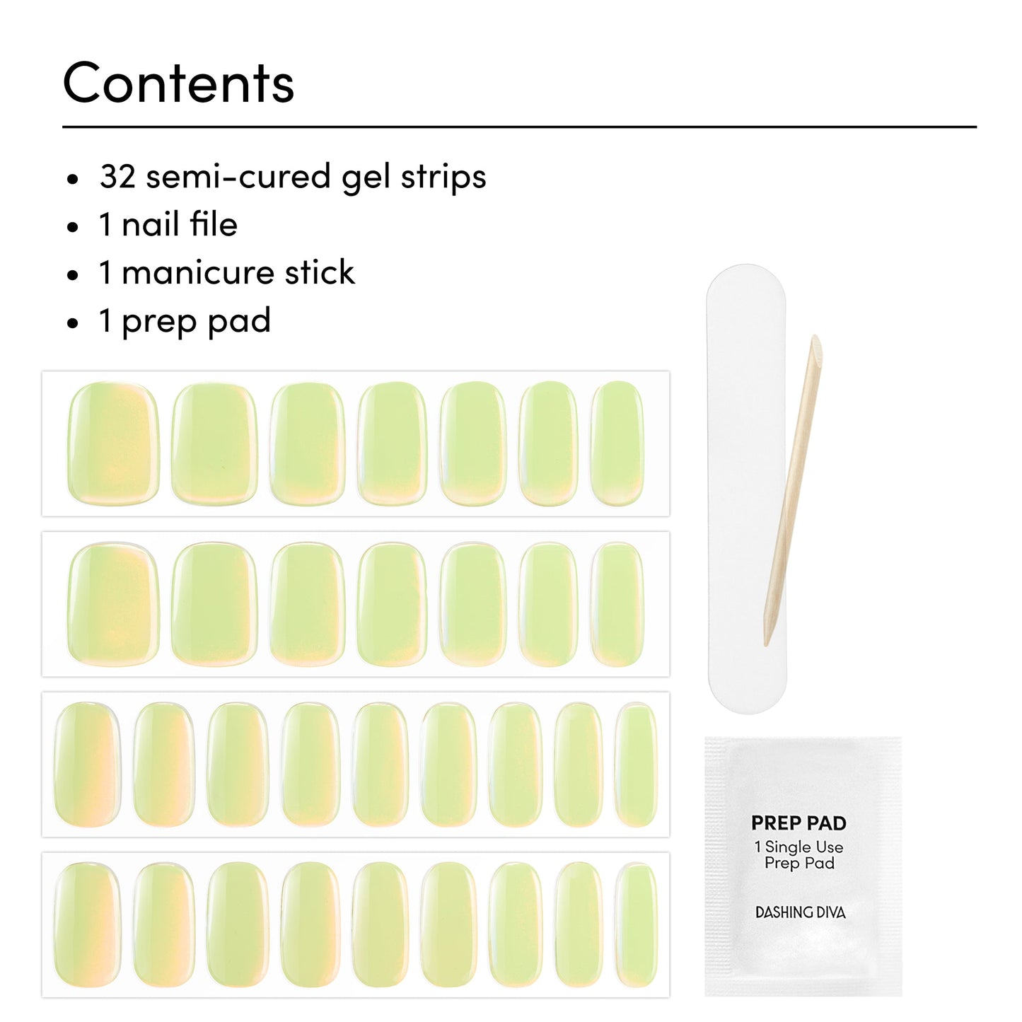 Spicy Lemonade Chrome Mani