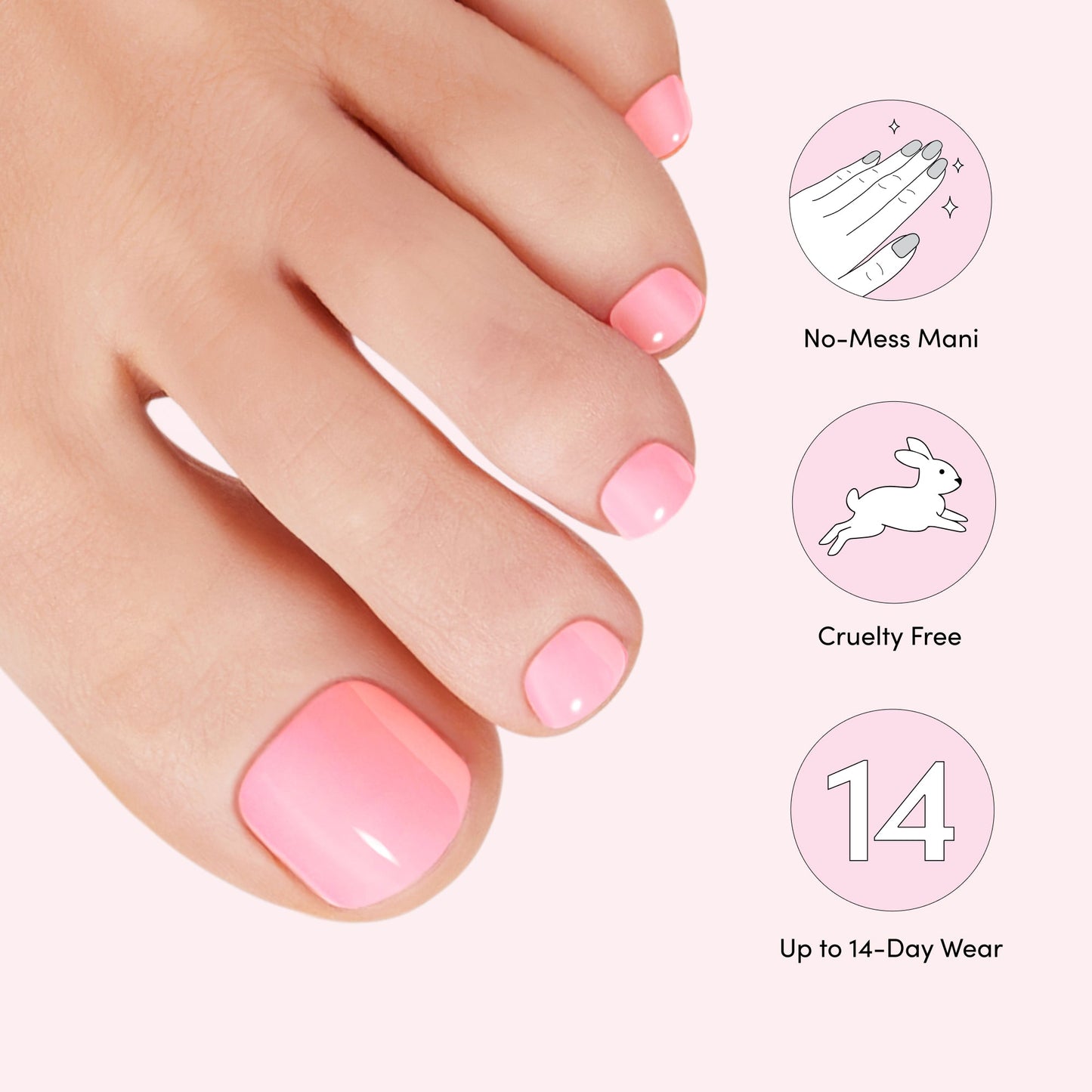 Citrus Kick Glossy Pedi