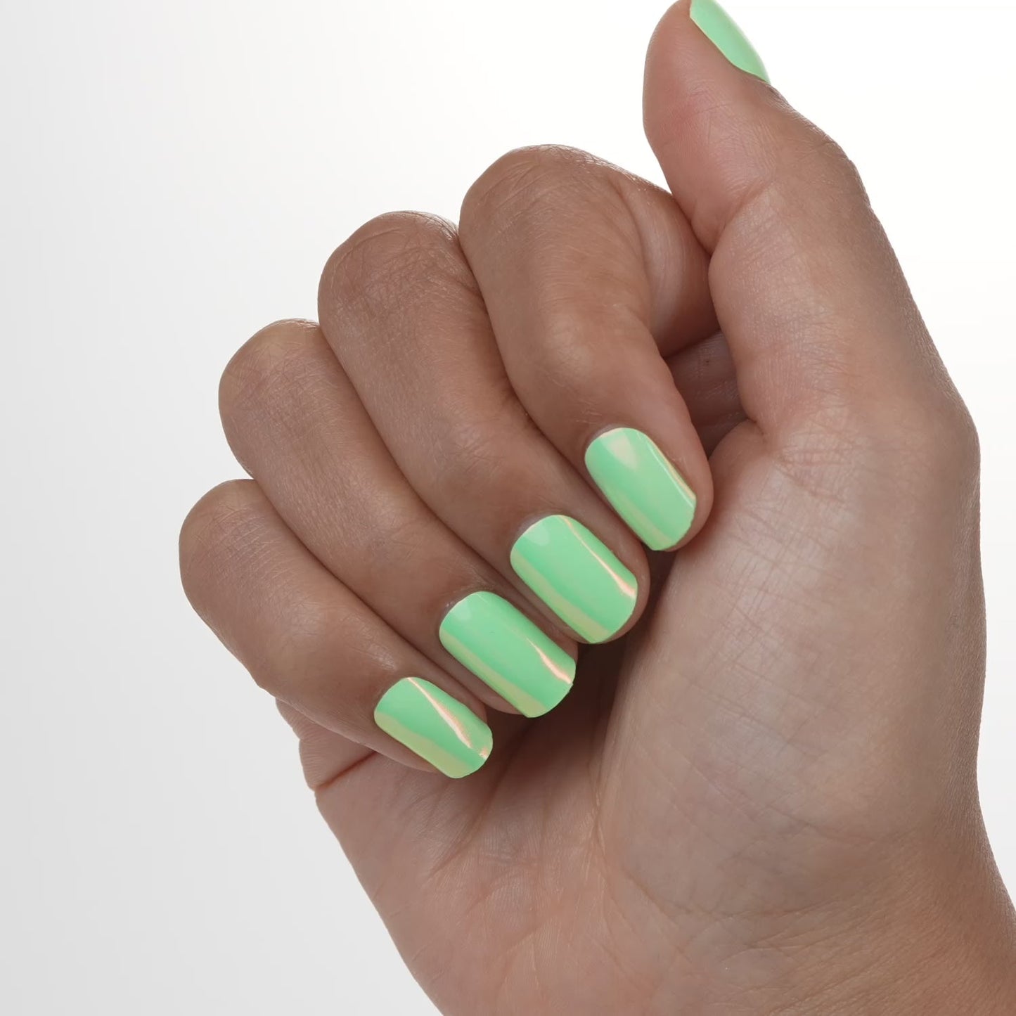 Sorry, I'm On A Juice Cleanse Chrome Mani